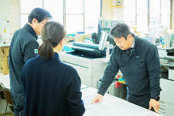 建設現場の様子